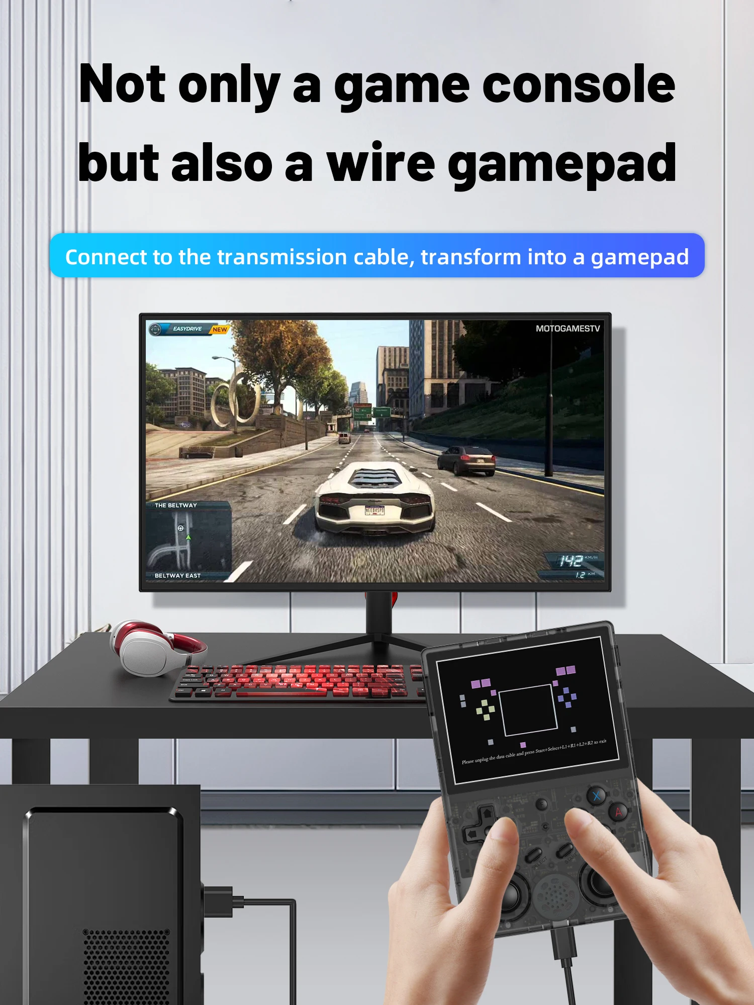 ANBERNIC RG35XX RG353V RG405V Vertical Portable Retro Handheld Game Console IPS Screen 4000 Games Plug&Play Christmas Gift Kids