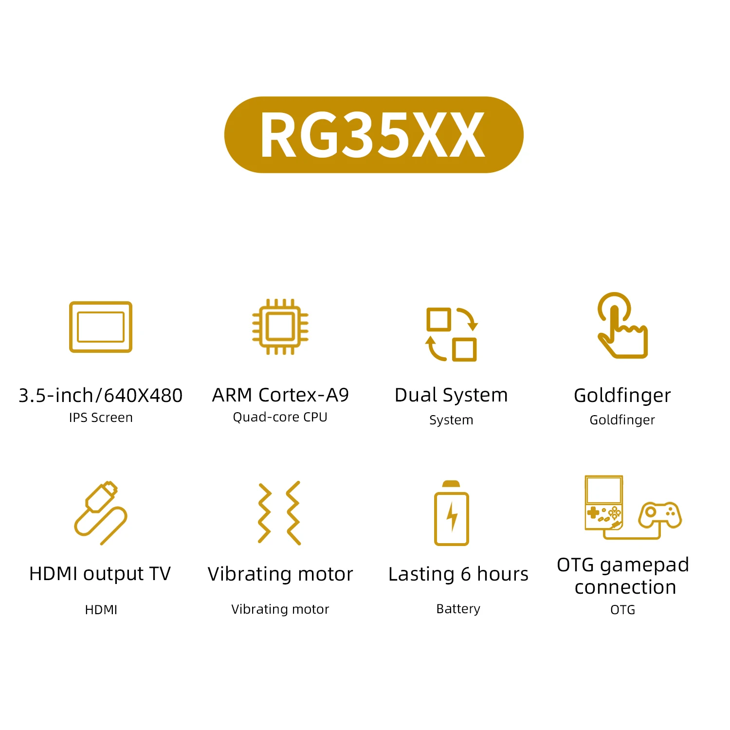 ANBERNIC RG35XX RG353V RG405V Vertical Portable Retro Handheld Game Console IPS Screen 4000 Games Plug&Play Christmas Gift Kids