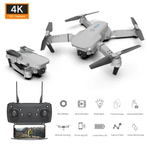 2023 New WIFI FPV Drone Camera 4K 1080P Height Hold RC Foldable Quadcopter Drones Kid Gift Toys Dron Mini Drone Dual Camera