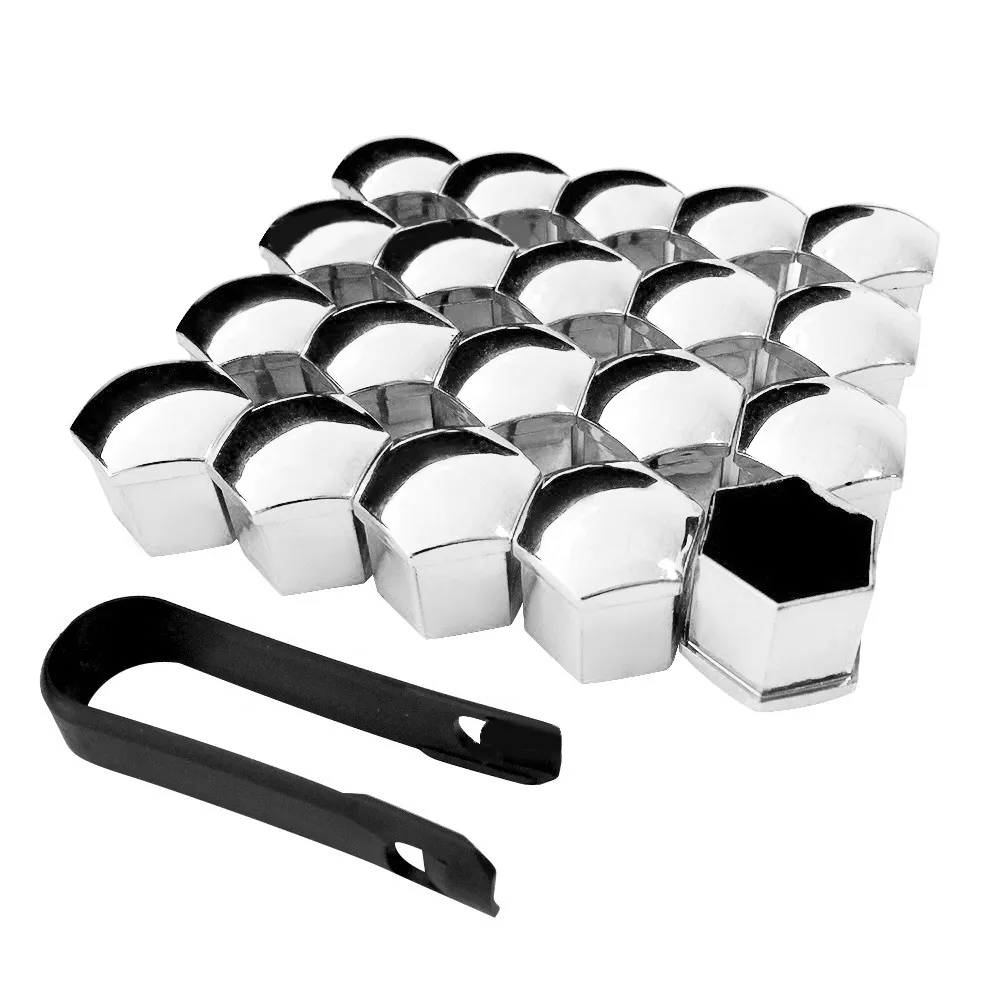 22/21/19mm 20PCS Car Wheel Nut Caps Protection Covers Caps Anti-Rust Auto Hub Screw Cover Car Tyre Nut Bolt Exterior Decoration